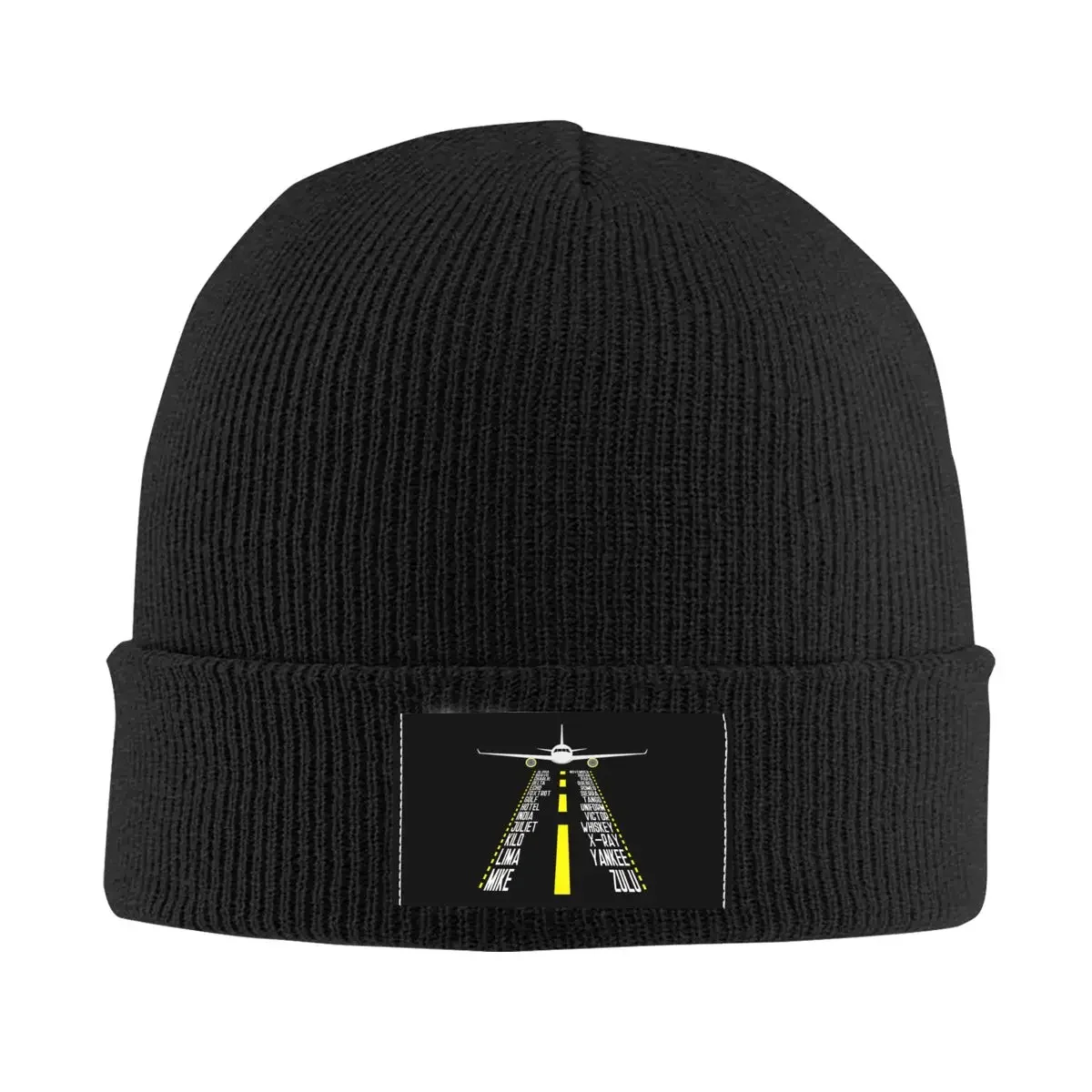 

Pilot Alphabet Aviation Aircraft Gift Bonnet Hats Fashion Knitting Hat Winter Warm Airplane Aviator Skullies Beanies Caps