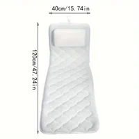 หมอนสปาทั้งตัวหมอนสปา S สำหรับอ่างพร้อมถ้วยดูดกันลื่น13ใบหมอนสปาสำหรับไหล่คอศีรษะ 5