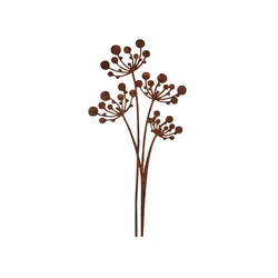 Iron Flower Design Garden Decoration - Outdoor Decorative Accent for Fences, Terraces, and Courtyards, Pastoral Style Gift for Weddings and Birthdays (Ty - Xssdh - 9664)