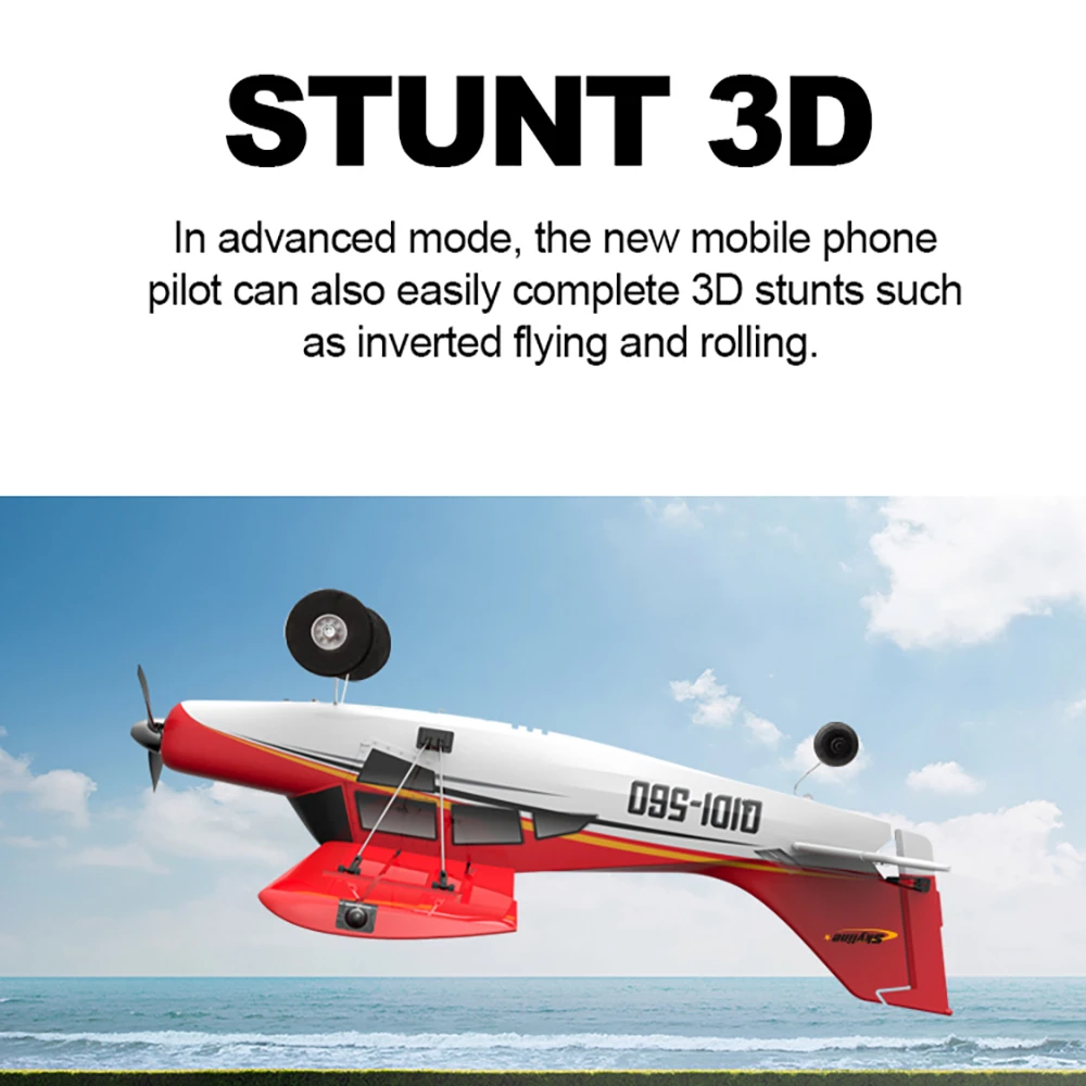 QIDI-560 Maule M7 510mm Wingspan 2.4GHz 4CH With 6-Axis Gyro 3D/6G One Key Aerobatics 3D Stunts EPP RC Airplane Glider RTF 3