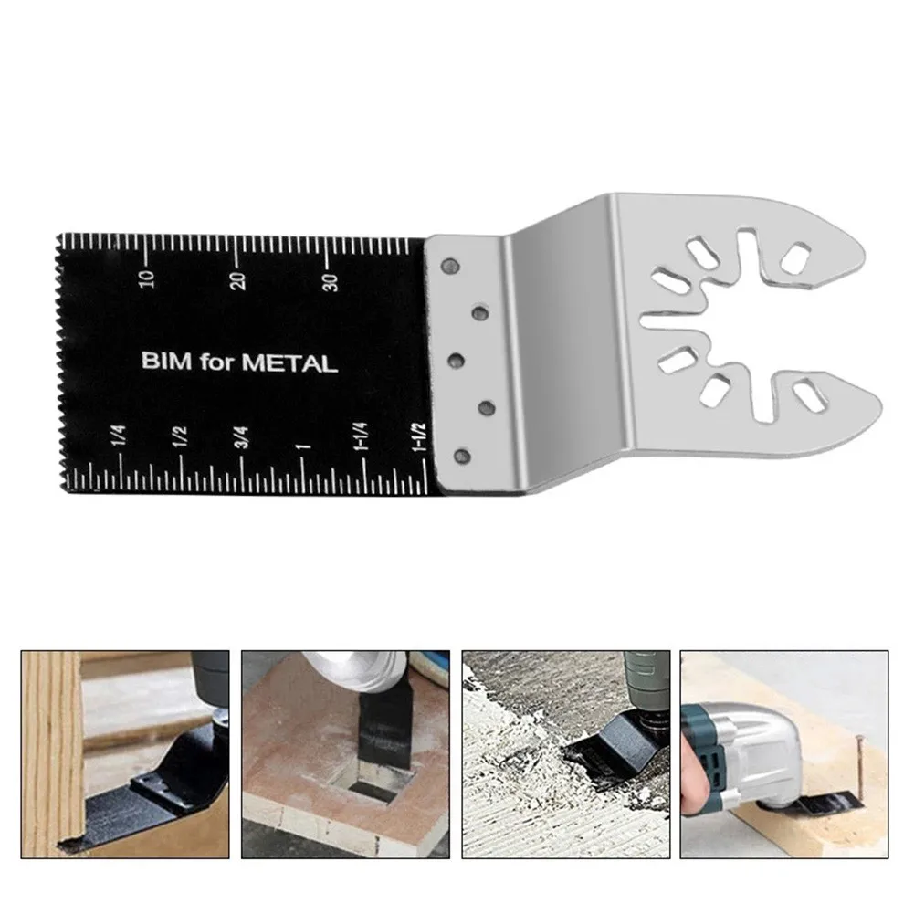 

34mm Universal Bi-Metal Oscillating Multi Tool Saw Blade High Profile Teeth For Metal Wood Cutting High Carbon Steel 89x34mm
