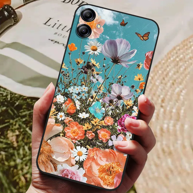Black Silicone Soft TPU Phone Back Cover Case