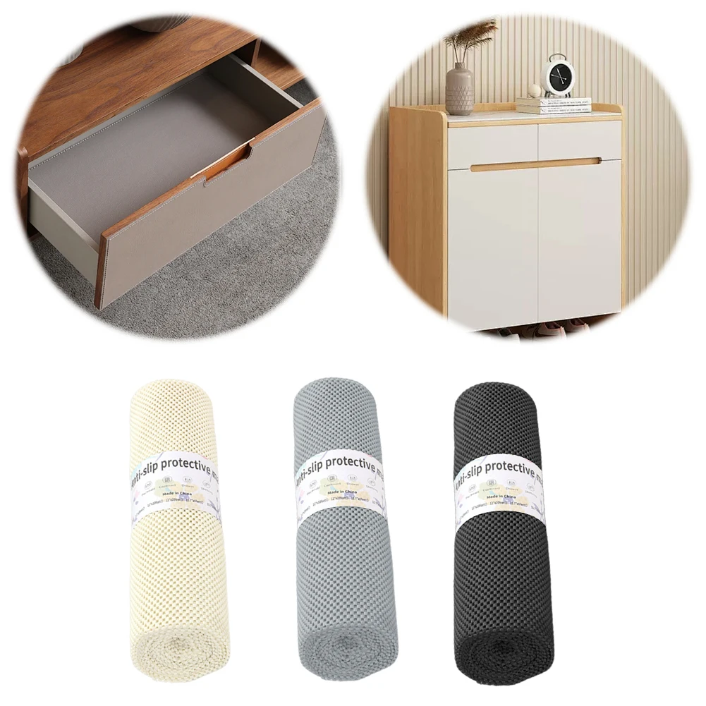 Multipurpose Non-Slip Mat 150X30CM Shelf Drawer Liners Waterproof Anti Slip Rug Gripper Roll PVC for Drawers Shelves Tray Table
