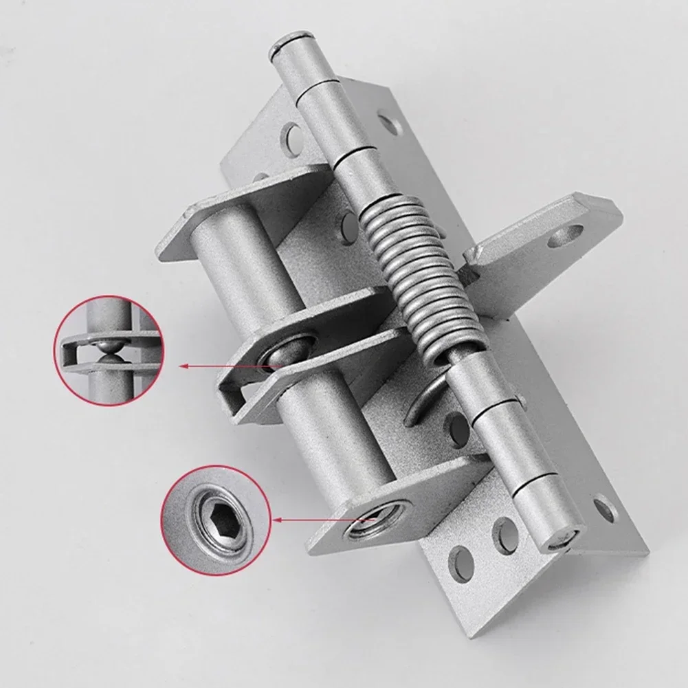 Self-closing Door Hinge Invisible 90 Degree Positioning Door Closer Heavy Duty Automatic Closing Spring Hinges Hardware