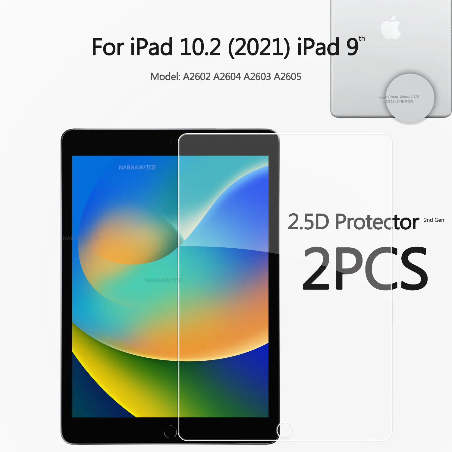 Premium 2PCS 2.5D HD Tempered Glass Screen Protector