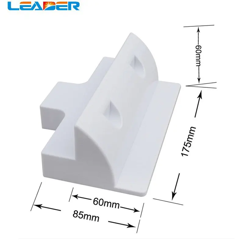 EU RV Top Roof Solar Panel Mounting Fixing Bracket Kit Wire Box ABS Supporting Holder for Caravans Camper Boat Yacht Motorhome motor mounting bracket folding shelf bracket shelf bracket tv wall mount bracket
