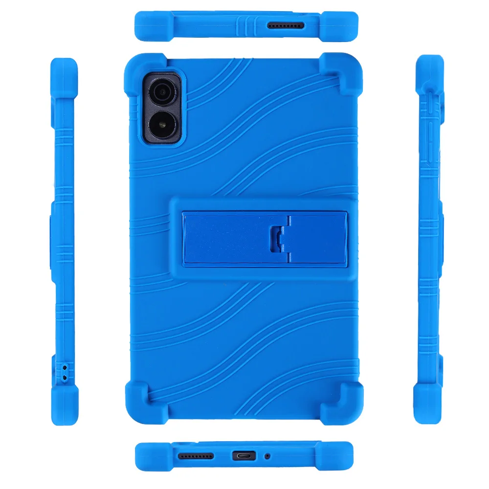 Kids-Friendly Gaming Tablet Case - 8.8 Soft Silicone Protective Cover with Adjustable Kickstand