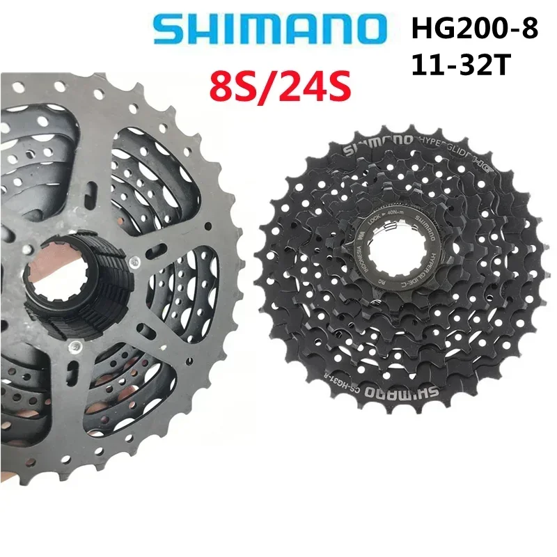 Bicycle cassette Bicycle parts SHIMANO Tourney HG200 7s 12-28T/12-32T 8s 12-32T 9s 11-32/34T Cassette CS-HG200-7/8/9 For Mountain Bike Bicycle