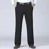 2pcs Big Size Men's Business Pants Plus Size 40-52 95-155kg Formal Work Long Pants Elastic Waist Suit Pants Casual Trousers 3