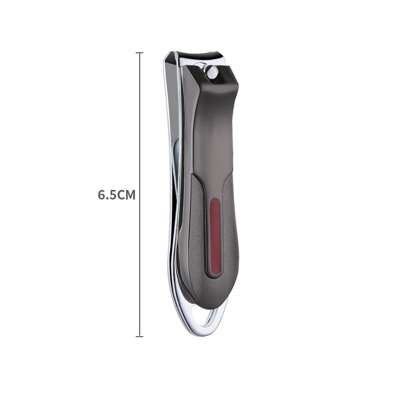 Professional Stainless Steel Nail Clipper Cutter Toenail Trimmer Pedicure Scissors Manicure Files 1pcs