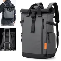 Men's Travel Bag 15.6inch Laptop Computer Backpack Outdoor Waterproof Camping Hiking School Bag College Business Rucksack