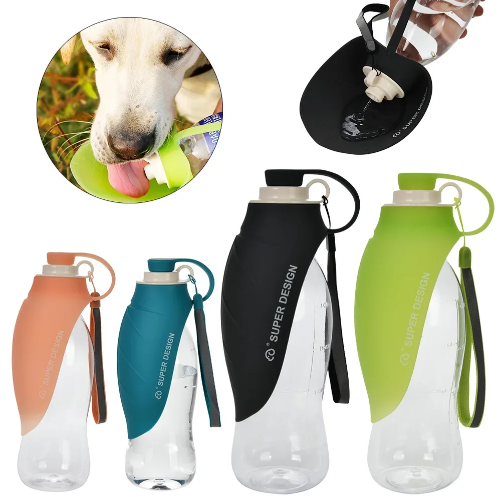 OUZEY 580ml Dog Water Bottle Outdoor Dog Walking Portable Foldable Drinking Bowls For Small Medium Dogs Pet Suppliws OUZEY 580ml Dog Water Bottle Outdoor Dog Walking Portable Foldable Drinking Bowls For Small Medium Dogs Pet Suppliws