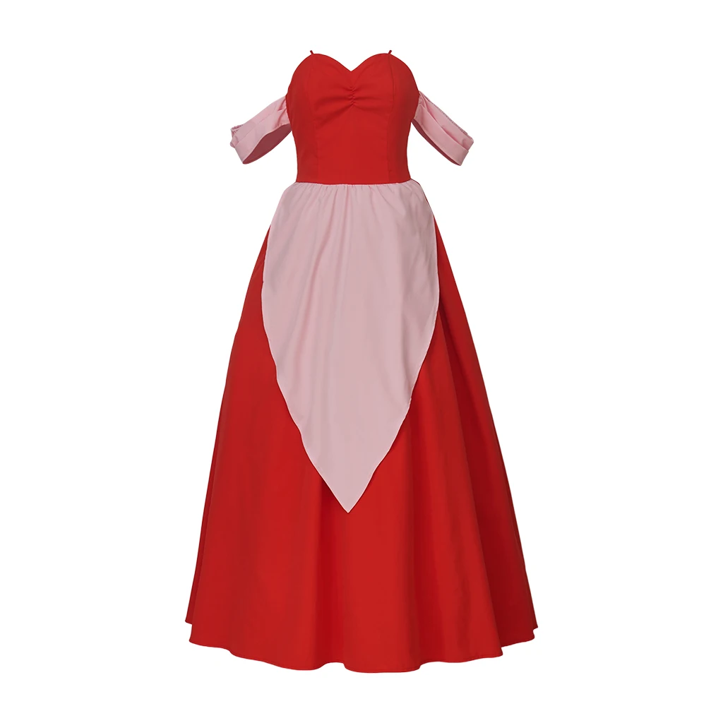 Beauty and the Beast: Belle | Red/ Yellow / Green Cosplay Costume 50 Disney Beauty and the Beast Bimbettes Cosplay Costume for Women (Unofficial)