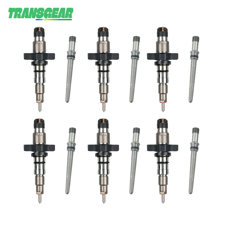 

6PCS 0445120208 0445120255 0445120238 Diesel Fuel Injectors Set Fits For 04-09 Dodge Ram Cummins 5.9L Replace