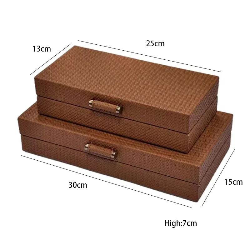 Exquisite Leather Jewelry Box To Store European Style Luxury Multi Functional Jewelry Box Storage Organizer Wedding Gift