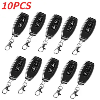 10pcs 433Mhz Wireless Remote Control Copy 2 Keys Cloning Duplicator for Long Distance Learning Electric Garage Door Controller 1