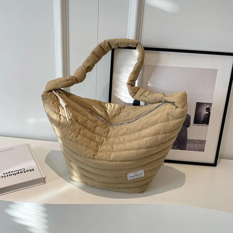 

Повседневные женские сумки на молнии через плечо, Базовый Стиль 2024, женские сумки через плечо с швейной нитью, бесплатная доставка, женские сумки