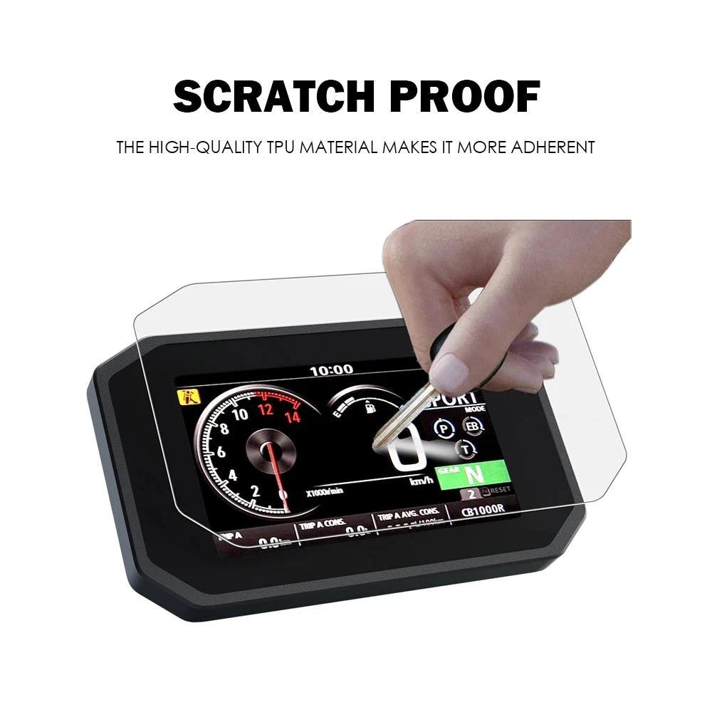 Motorcycle Screen Protector Film For Kawasaki Z650 Z900 ZX-6R ZX-10R Ninja 650 Ninja 1000 SX