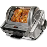 Rotisserie Oven,Gourmet Cooking at Home,Cooks Perfectly Roasted Chickens,Turkey,Pork,Roasts & Burgers,Large Capacity 1