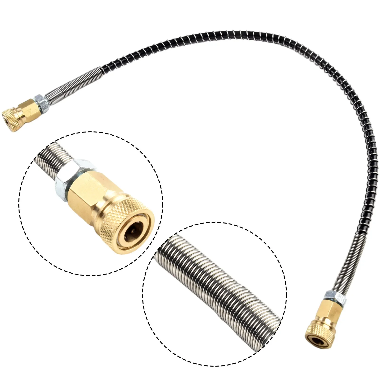 PCP AIR RECHARGE Pompe Haute Pression Tuyau 64Mpa/9000PSI Avec Ressort