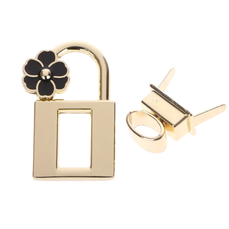

634C New Metal Clasp Turn Lock Twist Locks for DIY Handbag Craft Bag Purse Hardware