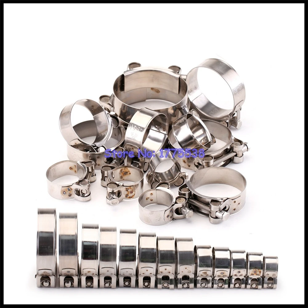 thumbnail image 2 of 48-51mm Stainless Steel Exhaust Clamp For Motorcycles - Heavy Duty Toro Brand 2 of 13
