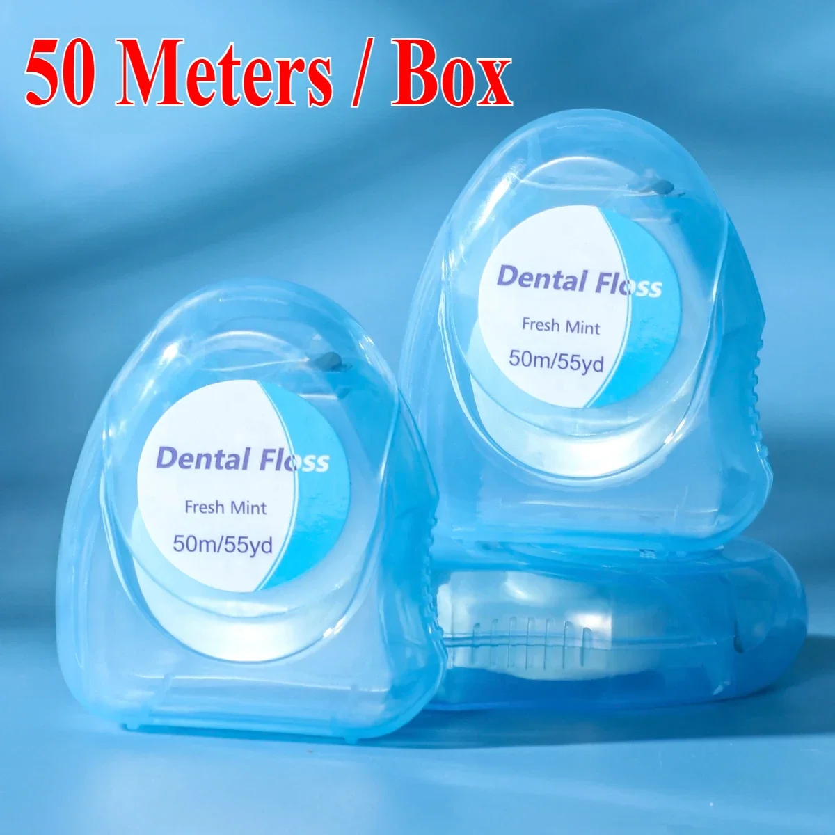 Dental Floss 3pcs Ultraclean Mint Effective Plaque Removal Teeth Gum Protection Shred Resistant For Thoroughly Clean In Tight Area