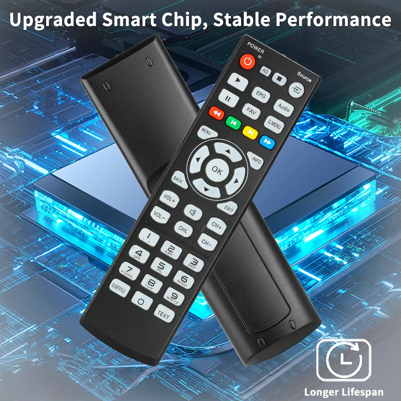 Telecomando Ricambio VINABTY 398GR10BEUDN0000PM Per TV UNITED LED24TP60 E LED32TP60 | Plug & Play - 3