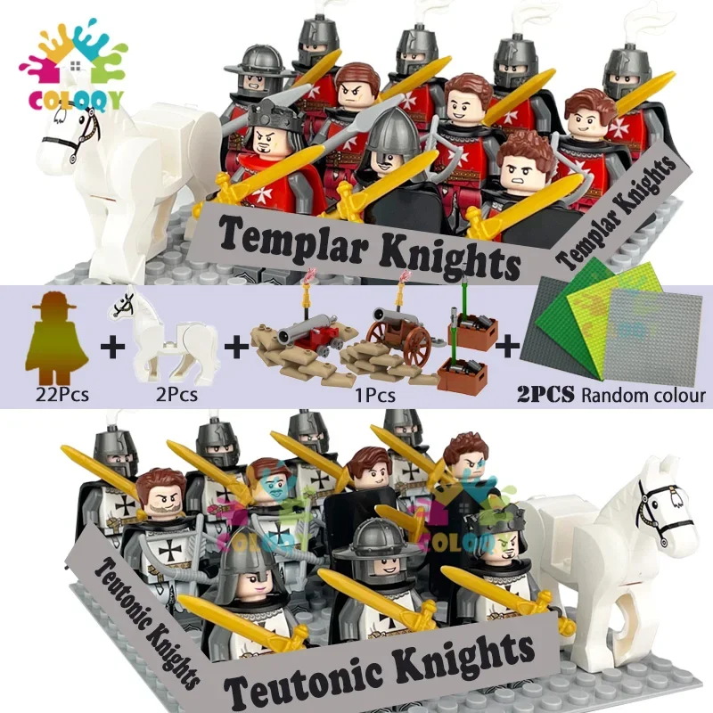 

Kids Toys Middle Ages Empire Soldiers Building Blocks Templar Knights Mini Action Figures Toys For Kids Juguetes For Christmas