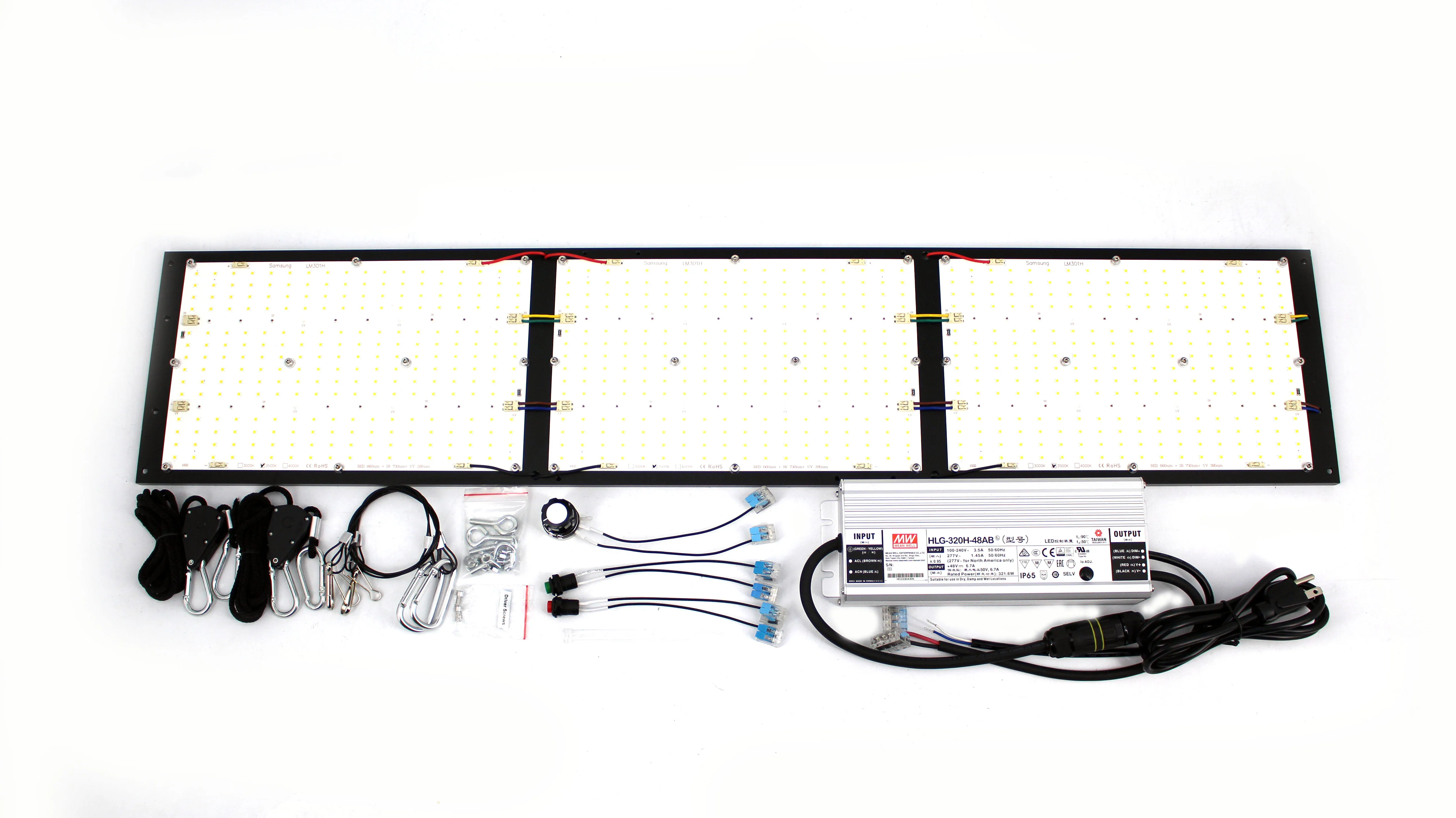 2024 Latest 120W 240W 320W 480W Dimmable LED Grow Light Quantum