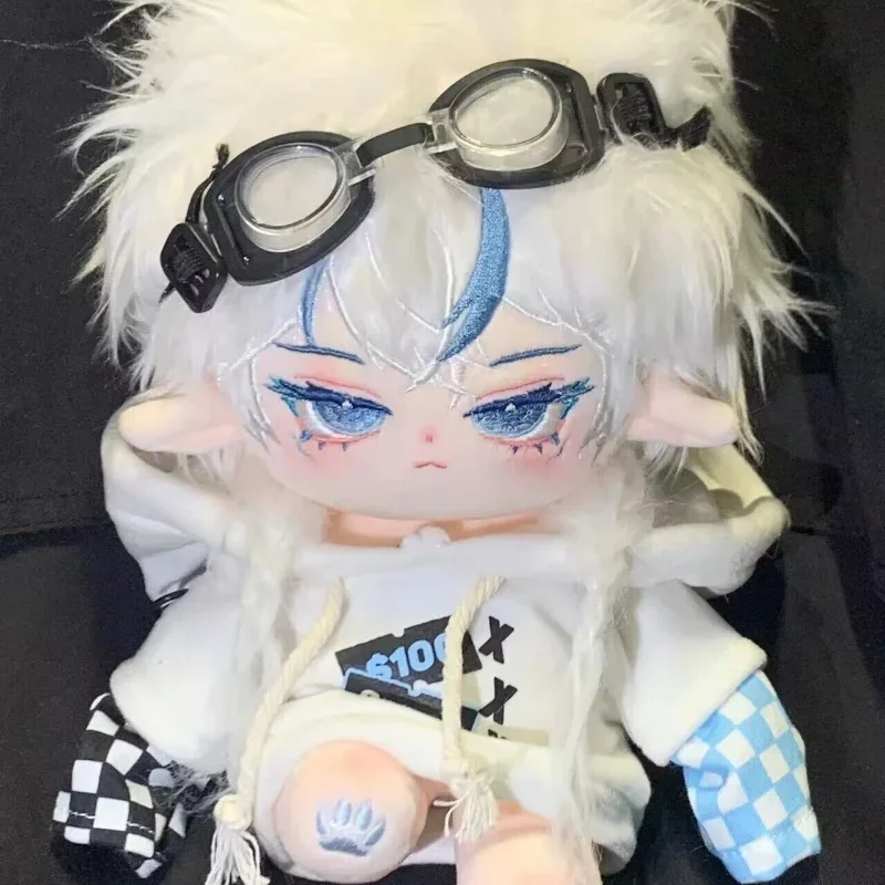 

No Attribute Cool Handsome Elf 20cm Plush Stuffed Doll With Skeleton Change Clothes Plushie Pillow Toy Cosplay Birthday Gift