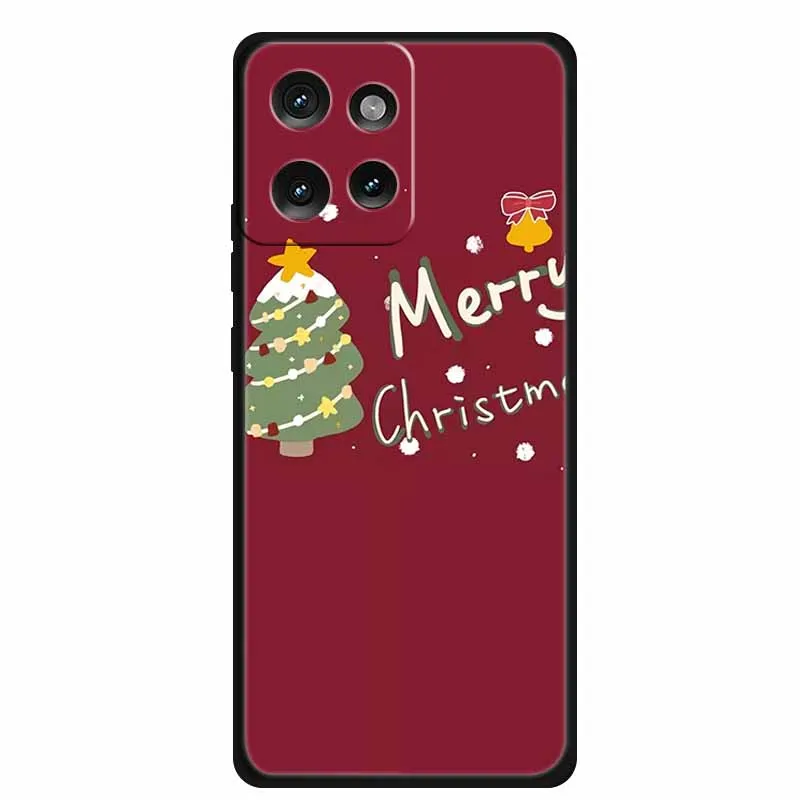 Festive Holiday Silicone Case - Soft TPU Protective Cover with Christmas Design