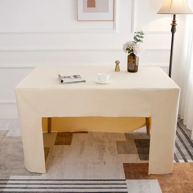 

2024 New Table cloth, tablecloth, pure cotton satin pattern, rectangular restaurant S