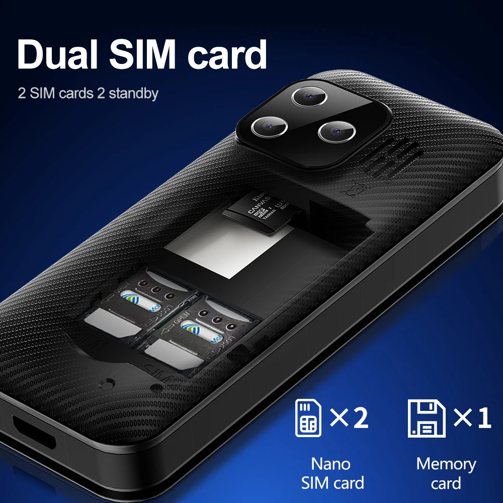NEW 2G Mini Laser Mobile Phone 2 SIM Bluetooth Dialing Magic Voice Call Recording Blacklist Speed Dial Small Tool Feature Phone 2
