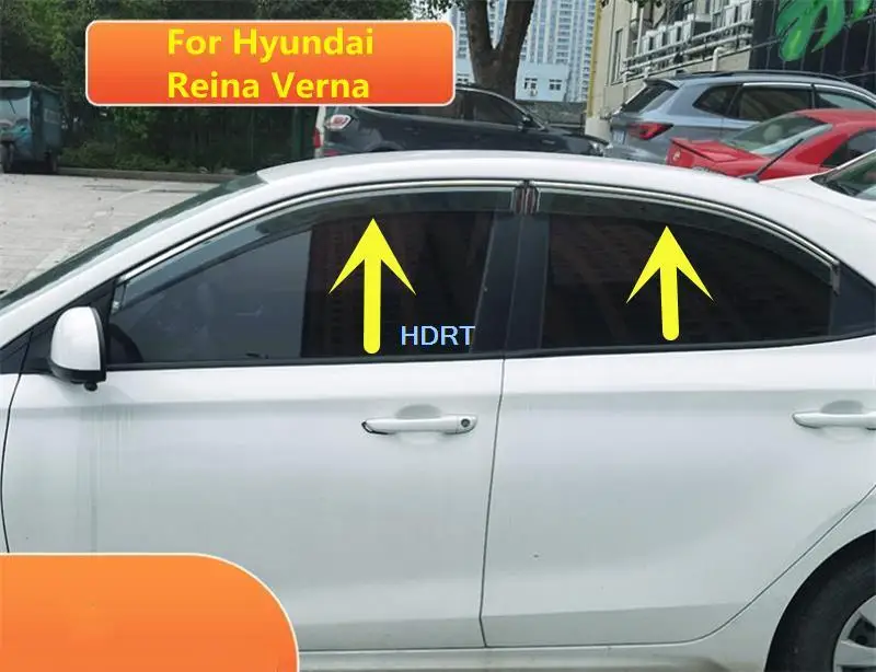 Weather Shield For Hyundai Reina Verna (solaris) 20102021 Car Style