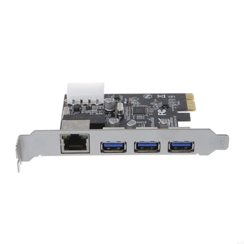 68TA 초고속 4포트 PCI-E 3포트 USB +RJ45 확장 카드 어댑터 카드