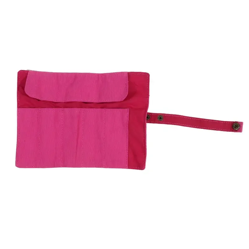 Premium Canvas Watch Band Roll Organizer with 5 Individual Slots, Portable Travel Stora... - SKU WBRO1546 - UGI Packaging