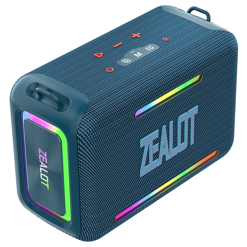 ZEALOT S95 ポータブルワイヤレススピーカー 120W、4つのサブ