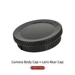 Universal Camera Body and Lens Rear Cap Protection Set (For Nikon Z)
