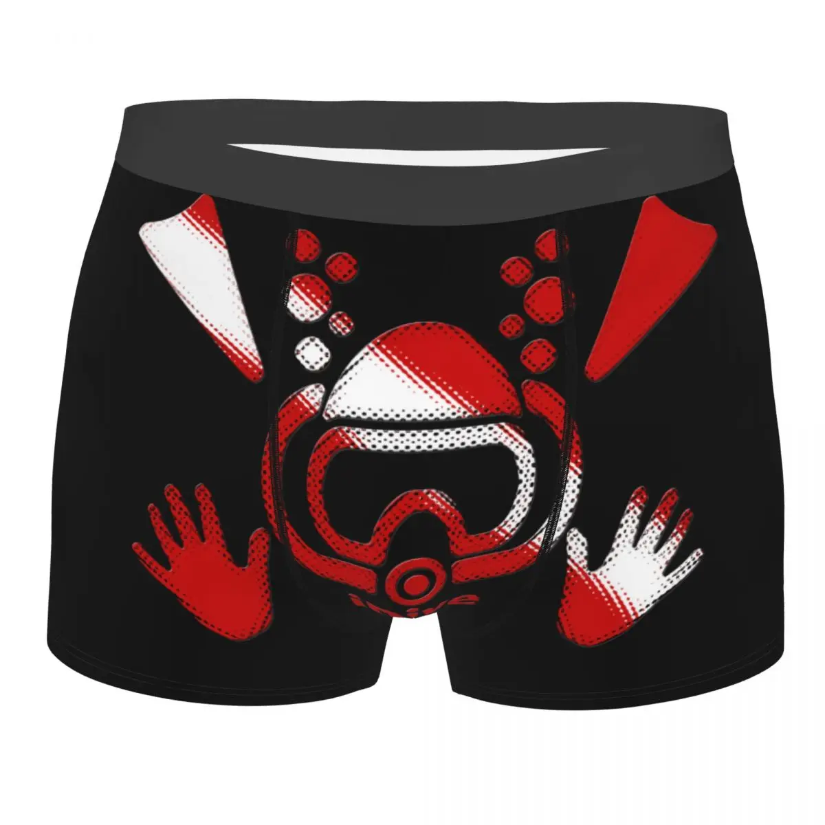 

Custom IDive Dive Flag Scuba Diving Boxers Shorts Mens Diver Briefs Underwear Fashion Underpants