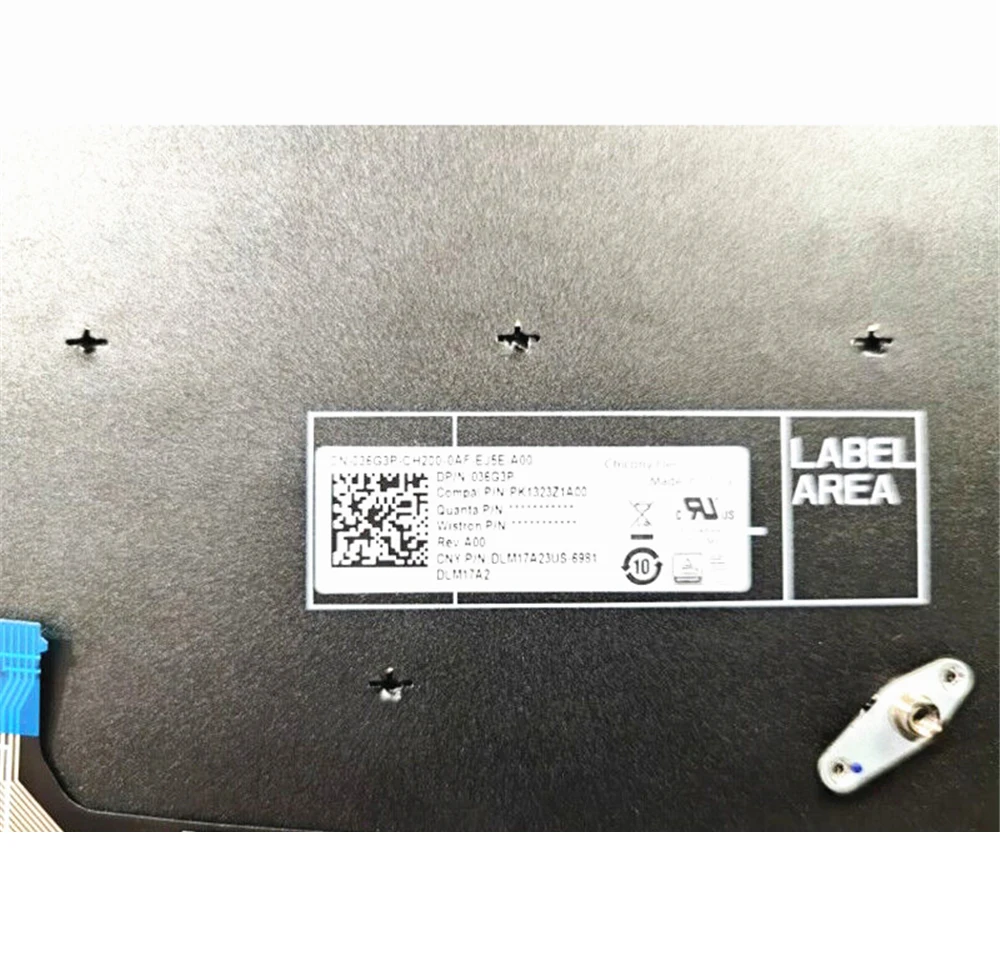 

Новая Оригинальная английская клавиатура для ноутбука Latitude 3180 3190 3380 036G3P 36G3P