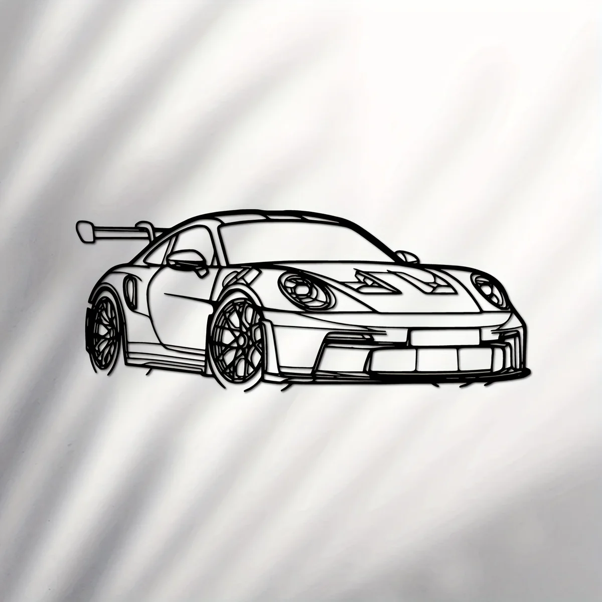 Supercar Metal Wall Art - 15.75 4