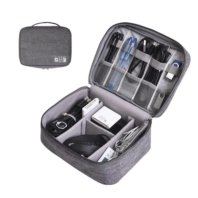Cable Organizer Phone Cord Protector Cable Management Organizer Digital Product Storage Bag Cord Hider
