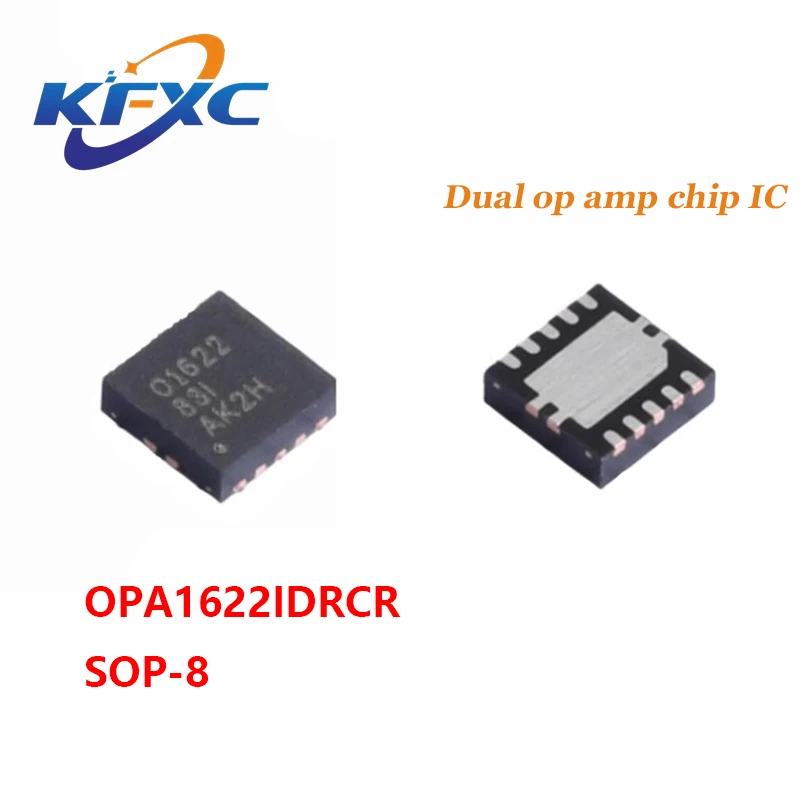 

OPA1622IDRCR new original silkscreen O1622 package SOP-8 dual op amp chip IC