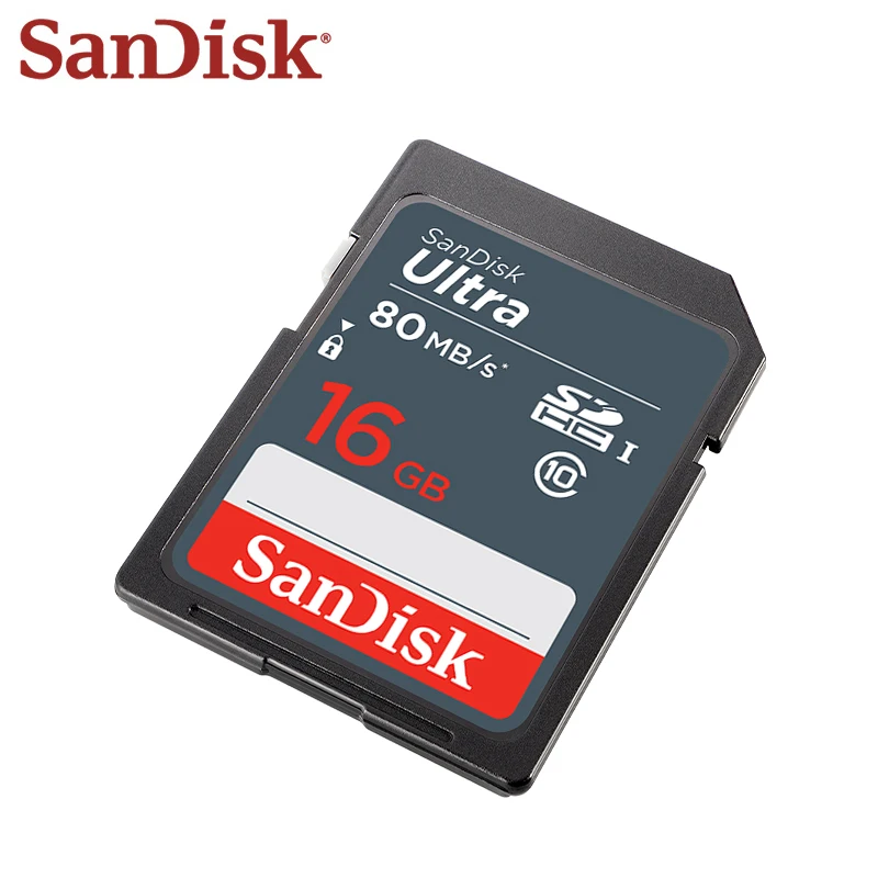 High-Speed SanDisk SDHC/SDXC Memory Card - Up to 256GB Flash Storage