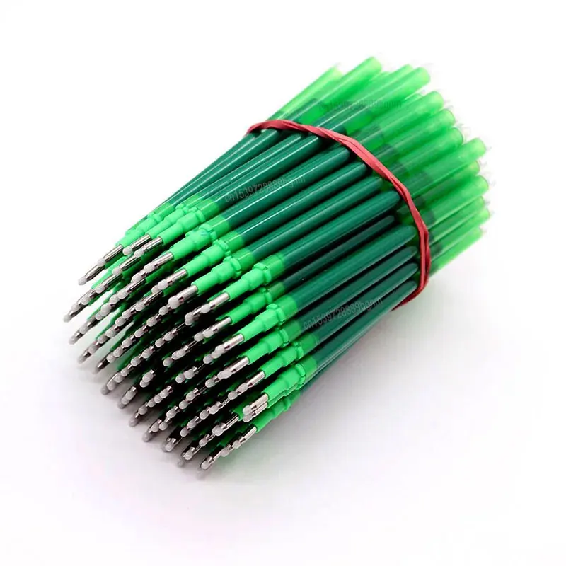 20/30/40/50Pcs Set Erasable Gel Pen Refill 0.7mm Tip Color Ink Rod Replacement Office Writing Drawing Stationery Accessory 11cm 4