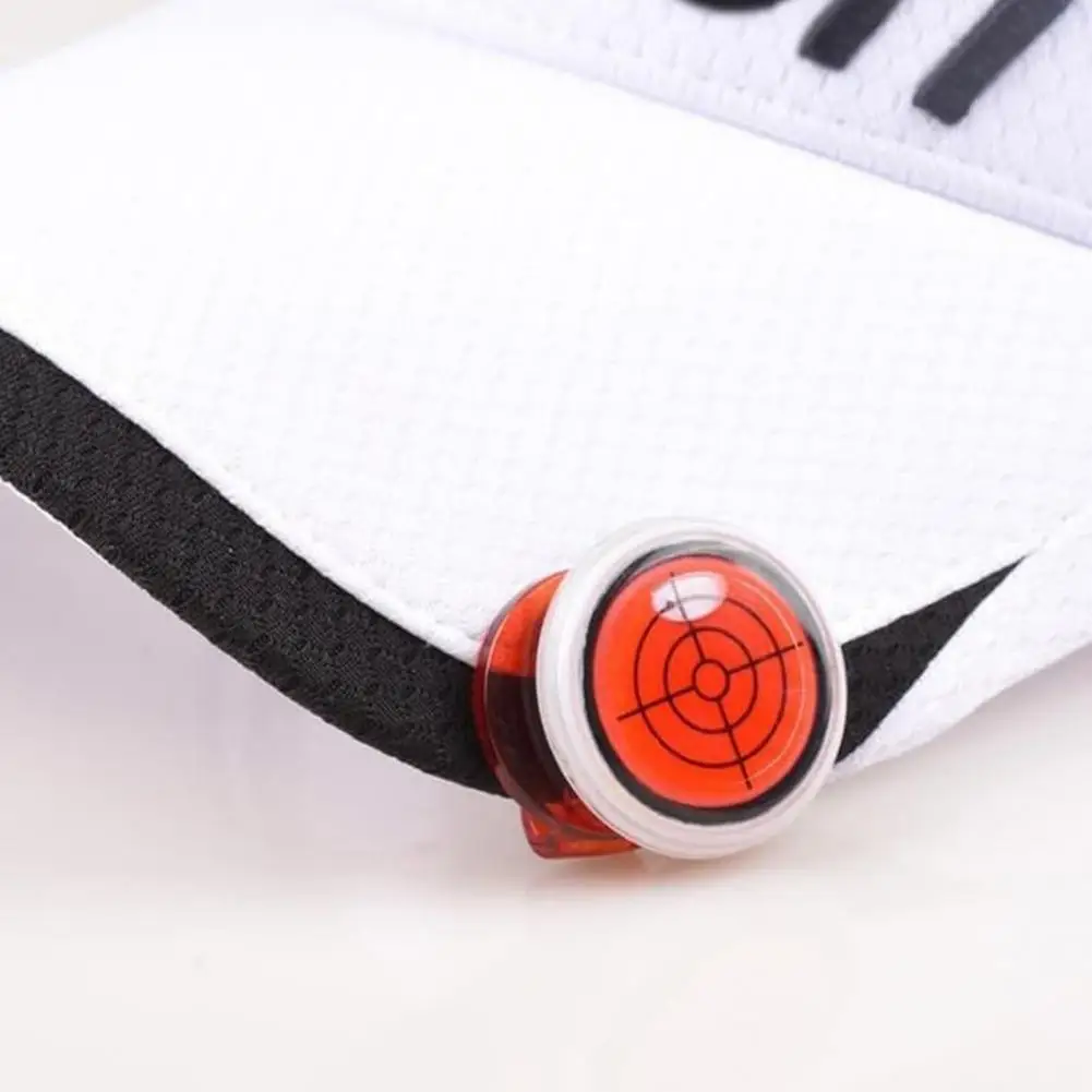Reliable Golf Ball Marker Holder Magnetic Bubble Level Golf Ball Marker Clip for Men Women Golfers Round Cap Mark with Level