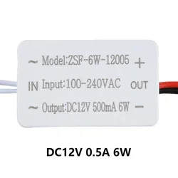 High - Efficiency Multi - Wattage LED Driver Power Supply for Lighting Transformers (6W 0.5A)