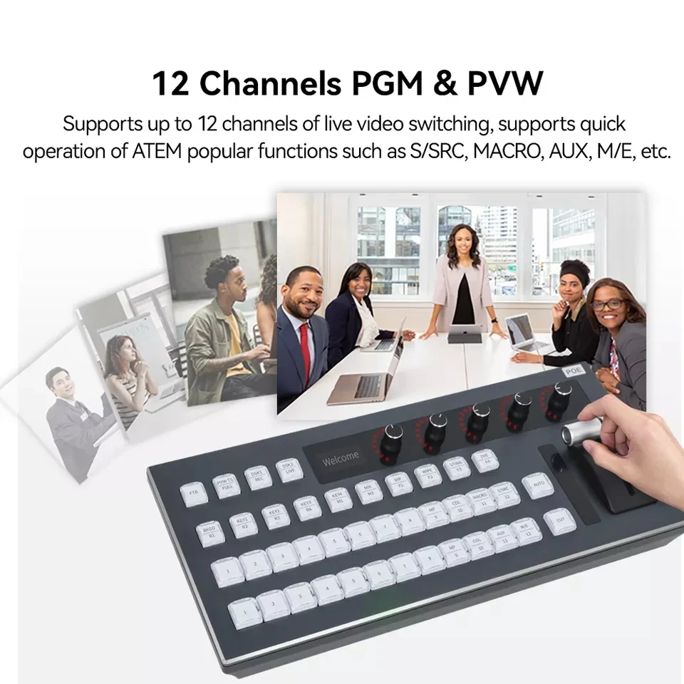 Runpu RP-KD50X IP USB Video Switcher Kontrolpanel - Image 3
