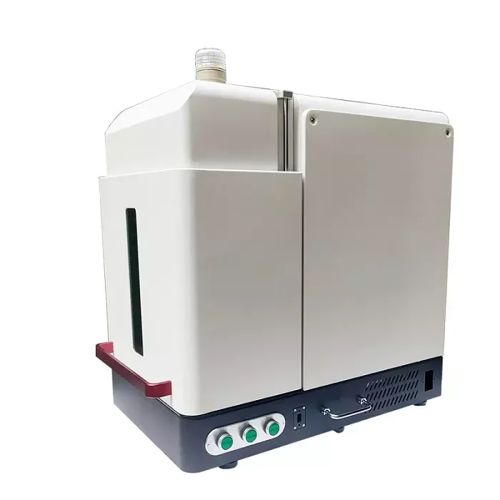 Laser Marking Machine Supplier 20W 30W Portable Enclosed Metal Plastic Jewelry Ring Fiber Engraving 50W 3